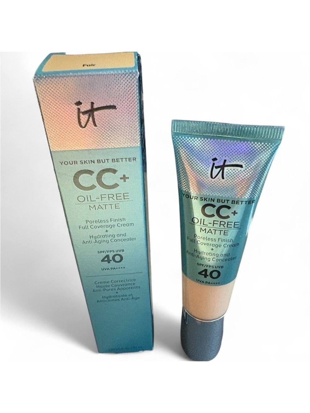 IT Cosmetics CC+ Oil-Free Matte Cream in Fair NIB